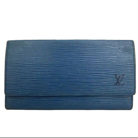 Authentic Louis Vuitton Epi Porte  Bifold Long Wallet /MI0994. - Picture 1 of 8